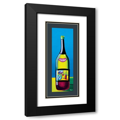 Pinot Noir Black Modern Wood Framed Art Print with Double Matting by Naylor, Mary