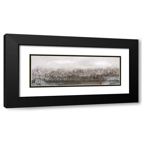 Twilight Black Modern Wood Framed Art Print with Double Matting by Nicholas, Debbie