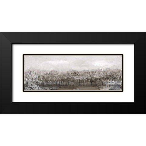 Twilight Black Modern Wood Framed Art Print with Double Matting by Nicholas, Debbie