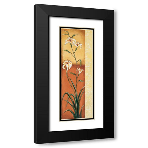 New Beginning II Black Modern Wood Framed Art Print with Double Matting by Osborne, Susan
