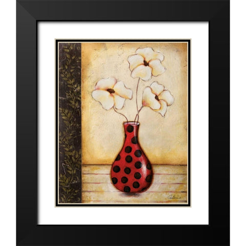 Playful I Black Modern Wood Framed Art Print with Double Matting by Osborne, Susan