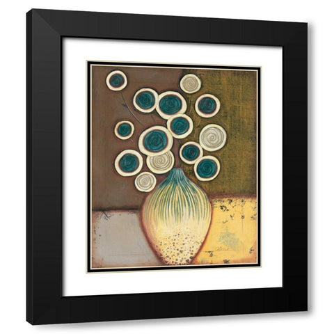 Timeless II Black Modern Wood Framed Art Print with Double Matting by Osborne, Susan