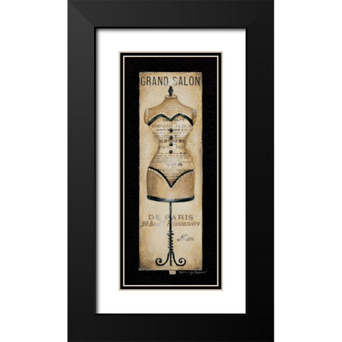 Grand Salon No. 372 Black Modern Wood Framed Art Print with Double Matting by Poloson, Kimberly