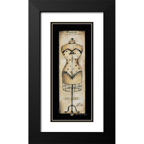 Paris No. 349 Black Modern Wood Framed Art Print with Double Matting by Poloson, Kimberly