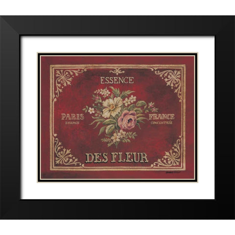Essence Black Modern Wood Framed Art Print with Double Matting by Poloson, Kimberly