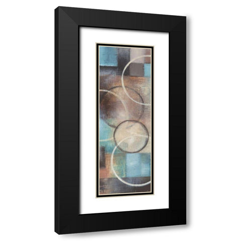 Blue Sky II Black Modern Wood Framed Art Print with Double Matting by Poloson, Kimberly