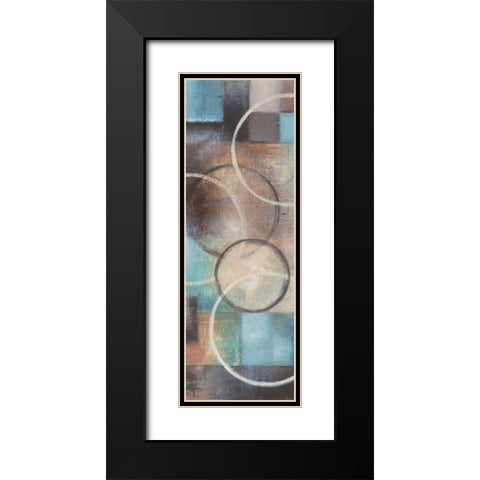 Blue Sky II Black Modern Wood Framed Art Print with Double Matting by Poloson, Kimberly