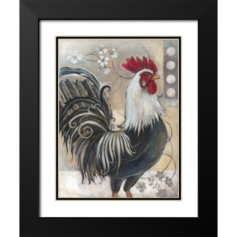 Full Circle I Black Modern Wood Framed Art Print with Double Matting by Poloson, Kimberly