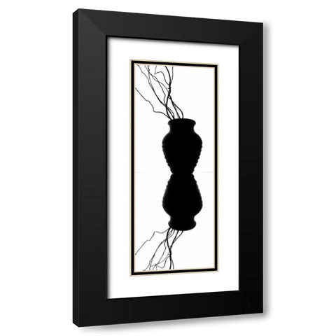 Still Life Reflections II Black Modern Wood Framed Art Print with Double Matting by Burkhart, Monika