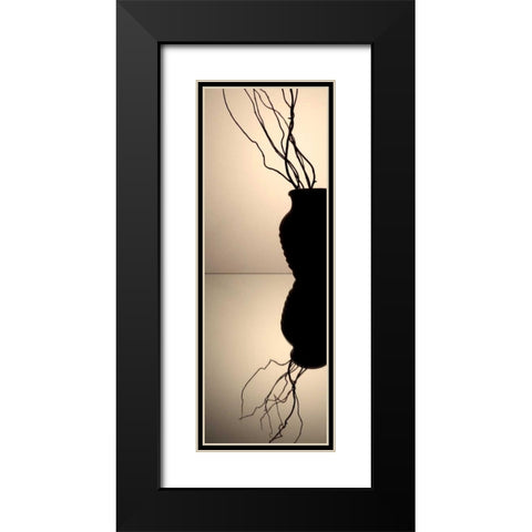 Still Life Reflections III Black Modern Wood Framed Art Print with Double Matting by Burkhart, Monika
