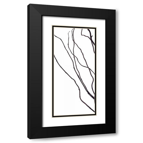 Viaggio dellanima Black Modern Wood Framed Art Print with Double Matting by Burkhart, Monika