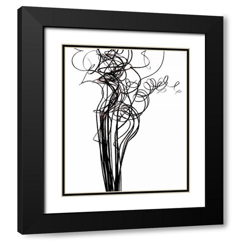 Colori dautunno Black Modern Wood Framed Art Print with Double Matting by Burkhart, Monika