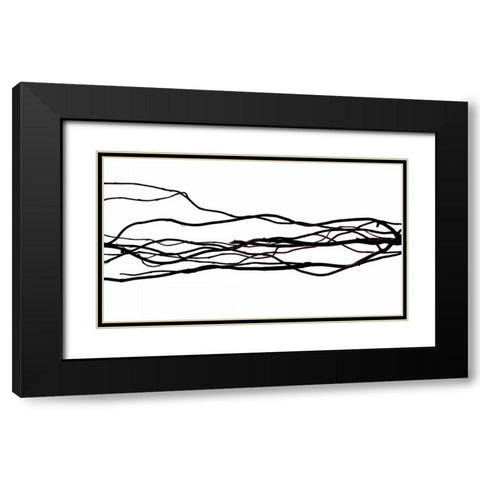 Im Sorry for What I Said Black Modern Wood Framed Art Print with Double Matting by Burkhart, Monika