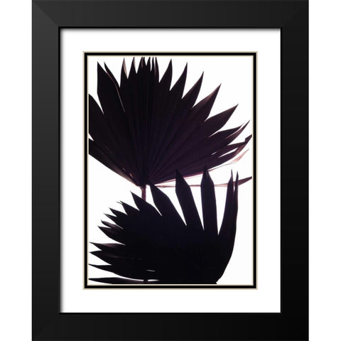 Backlit II Black Modern Wood Framed Art Print with Double Matting by Burkhart, Monika