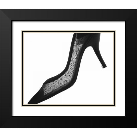 High Heels I Black Modern Wood Framed Art Print with Double Matting by Burkhart, Monika