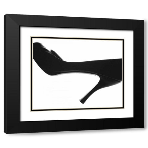 High Heels II Black Modern Wood Framed Art Print with Double Matting by Burkhart, Monika