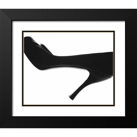 High Heels II Black Modern Wood Framed Art Print with Double Matting by Burkhart, Monika