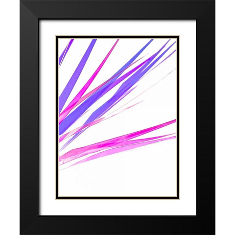High Voltage II Black Modern Wood Framed Art Print with Double Matting by Burkhart, Monika