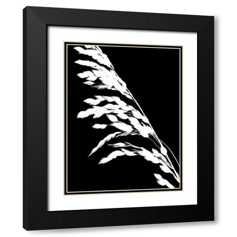 Soliloquy Reverse I Black Modern Wood Framed Art Print with Double Matting by Burkhart, Monika