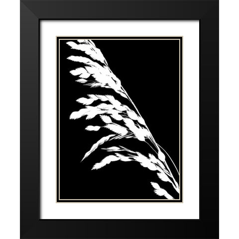 Soliloquy Reverse I Black Modern Wood Framed Art Print with Double Matting by Burkhart, Monika
