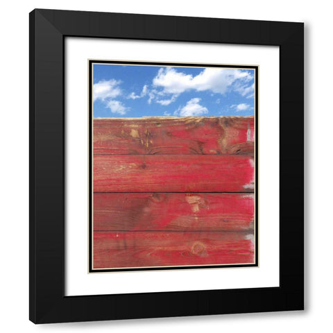 Over The Fence Black Modern Wood Framed Art Print with Double Matting by Burkhart, Monika