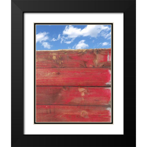 Over The Fence Black Modern Wood Framed Art Print with Double Matting by Burkhart, Monika