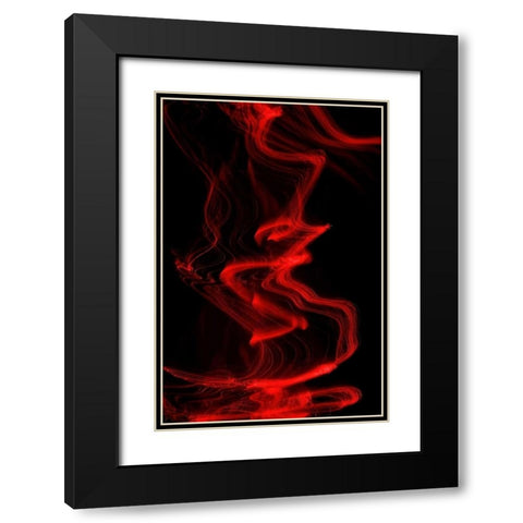Flamenco I Black Modern Wood Framed Art Print with Double Matting by Burkhart, Monika