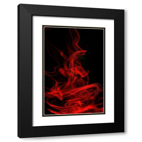 Flamenco II Black Modern Wood Framed Art Print with Double Matting by Burkhart, Monika
