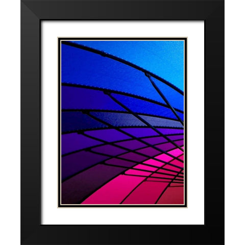 Rainglo I Black Modern Wood Framed Art Print with Double Matting by Burkhart, Monika