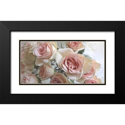 Summer Romance III Black Modern Wood Framed Art Print with Double Matting by Burkhart, Monika