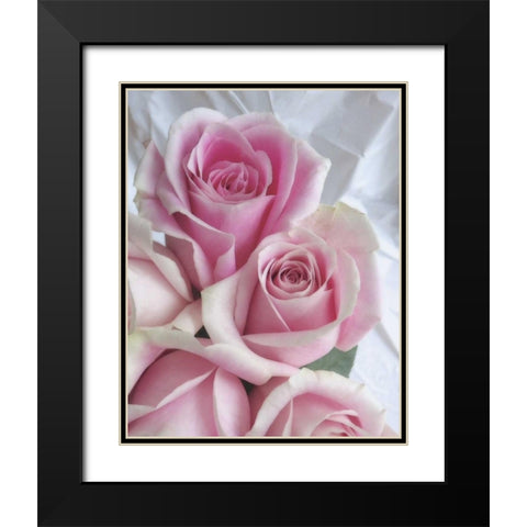 Perfectly Pink II Black Modern Wood Framed Art Print with Double Matting by Burkhart, Monika