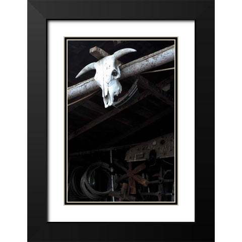 The Ranch Black Modern Wood Framed Art Print with Double Matting by Berzel, Erin