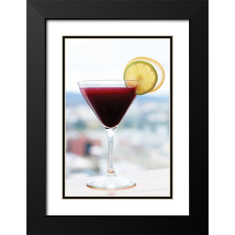 Cocktail Hour V Black Modern Wood Framed Art Print with Double Matting by Berzel, Erin