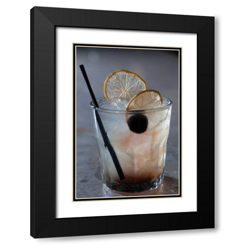 Cocktail Hour VI Black Modern Wood Framed Art Print with Double Matting by Berzel, Erin