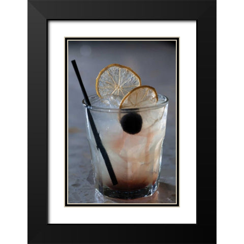 Cocktail Hour VI Black Modern Wood Framed Art Print with Double Matting by Berzel, Erin