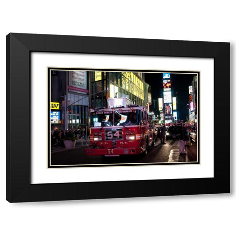Pride of Midtown I Black Modern Wood Framed Art Print with Double Matting by Berzel, Erin