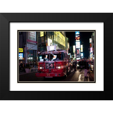 Pride of Midtown I Black Modern Wood Framed Art Print with Double Matting by Berzel, Erin