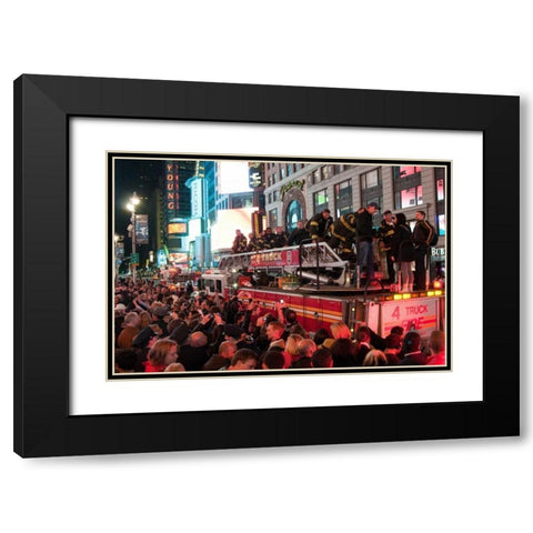 Pride of Midtown IV Black Modern Wood Framed Art Print with Double Matting by Berzel, Erin