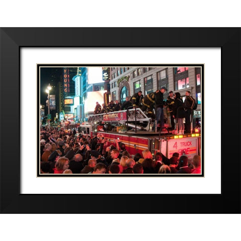 Pride of Midtown IV Black Modern Wood Framed Art Print with Double Matting by Berzel, Erin