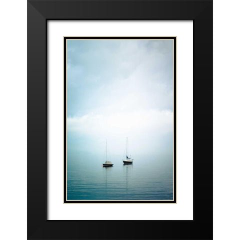 Whidbey Island III Black Modern Wood Framed Art Print with Double Matting by Berzel, Erin