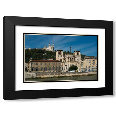 Vieux Lyon I Black Modern Wood Framed Art Print with Double Matting by Berzel, Erin