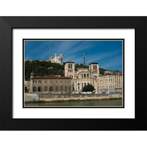 Vieux Lyon I Black Modern Wood Framed Art Print with Double Matting by Berzel, Erin
