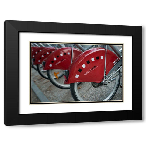 Grand Lyon II Black Modern Wood Framed Art Print with Double Matting by Berzel, Erin