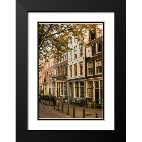 Amsterdam Neighborhood I Black Modern Wood Framed Art Print with Double Matting by Berzel, Erin