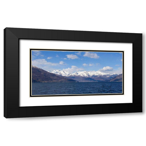 Mountain Splendor Black Modern Wood Framed Art Print with Double Matting by Crane, Rita