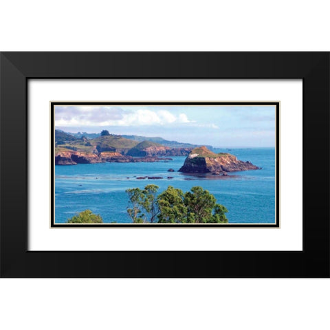 Sunny Afternoon Black Modern Wood Framed Art Print with Double Matting by Crane, Rita