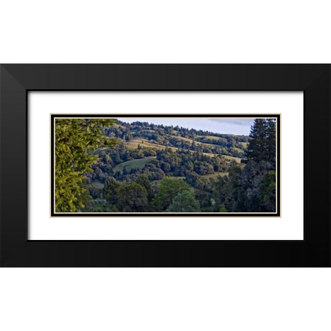 Woodland Pastures I Black Modern Wood Framed Art Print with Double Matting by Crane, Rita