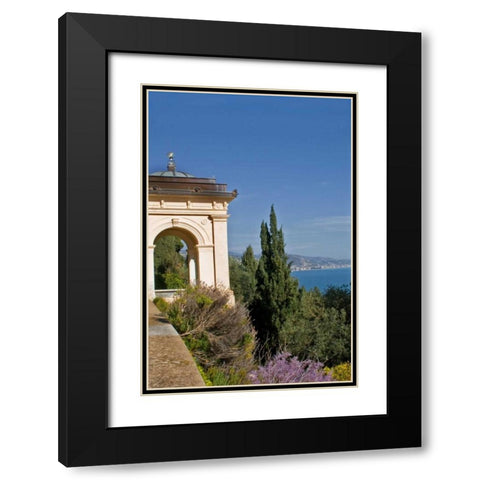Italian Garden IV Black Modern Wood Framed Art Print with Double Matting by Crane, Rita
