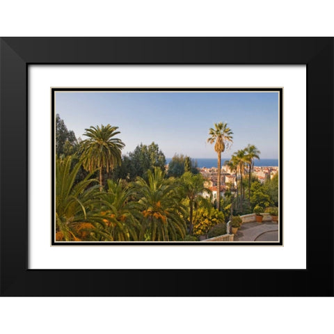 French Riviera II Black Modern Wood Framed Art Print with Double Matting by Crane, Rita