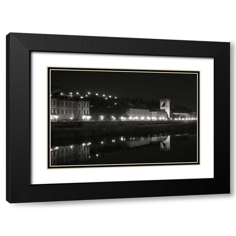 Tuscan Reflections II Black Modern Wood Framed Art Print with Double Matting by Crane, Rita